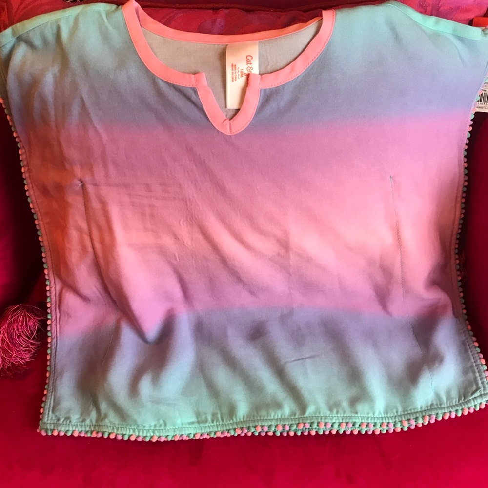 Cat and Jack Lavender Sunset Swimsuit Cover Up